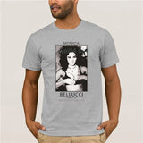 Monica Bellucci By Ellen Unwerth T Shirt Mens Fashion Casual Shoet Sleeve 100% Cotton Top Tees T-Shirt