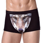 Wolf Eagle Boxer Panties Men Cartoon Boxers Shoets 3D Animal Funny Men Underwear Cotton Bulge Pouch Sexy Men's Underpants