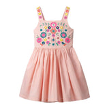 girls children cartoon cute dress kids cotton shoet sleeve clothes tops baby girls summer sriped dresses floral clothing